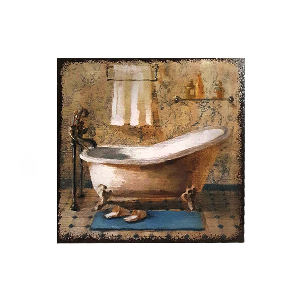 Afiche Baño Toscana Madera Vitrificado_1