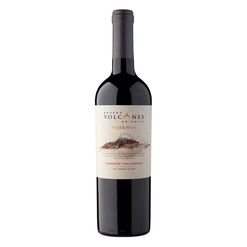 Vino Volcanes de Chile Reserva Cabernet Sauvignon 750cc _1