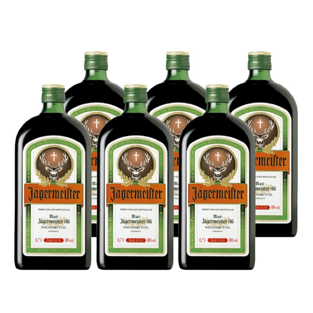 CAJA JAGERMEISTER: 6x Licor Jagermeister 700cc 35º alc._1