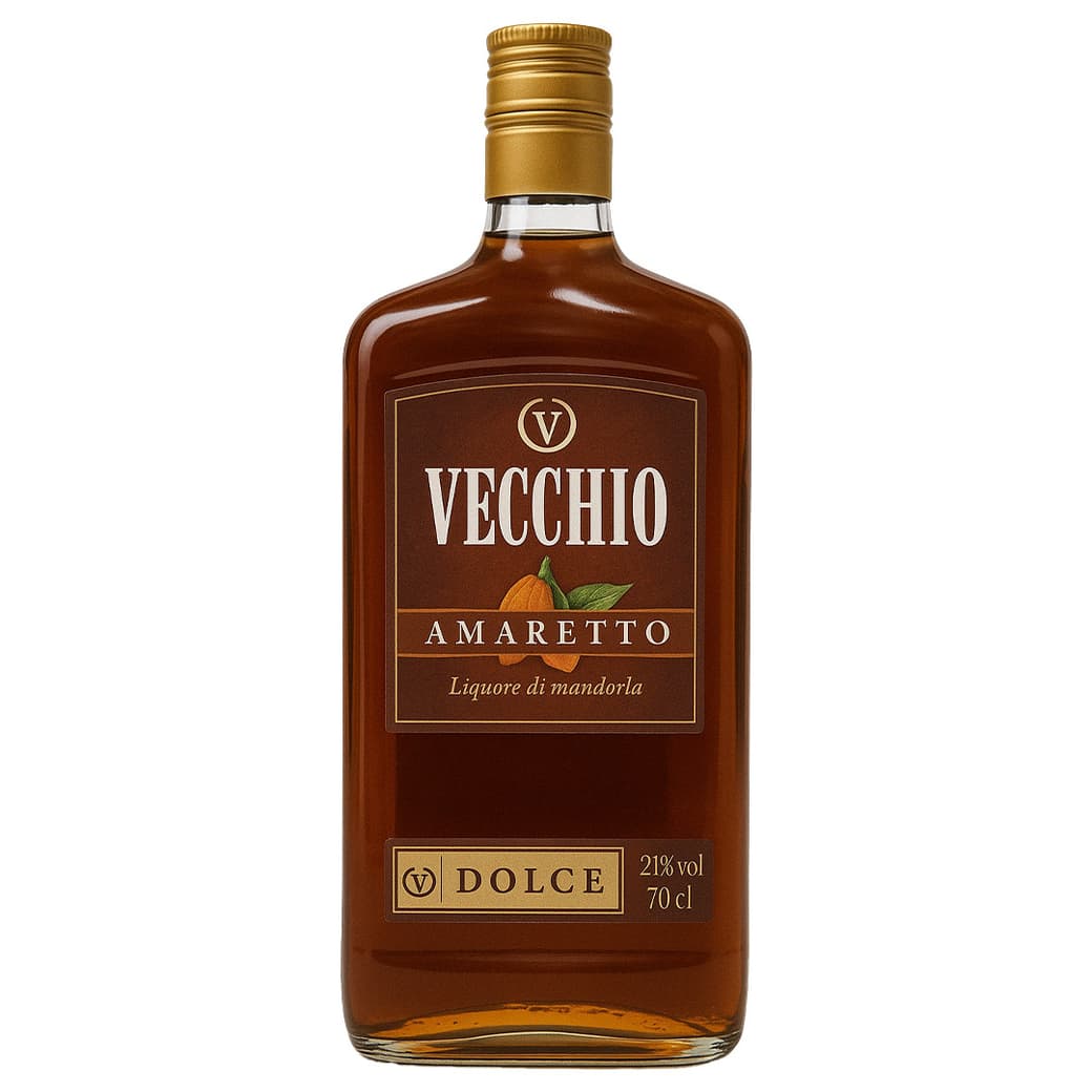 Licor Vecchio Amaretto 700cc 20° alc._1