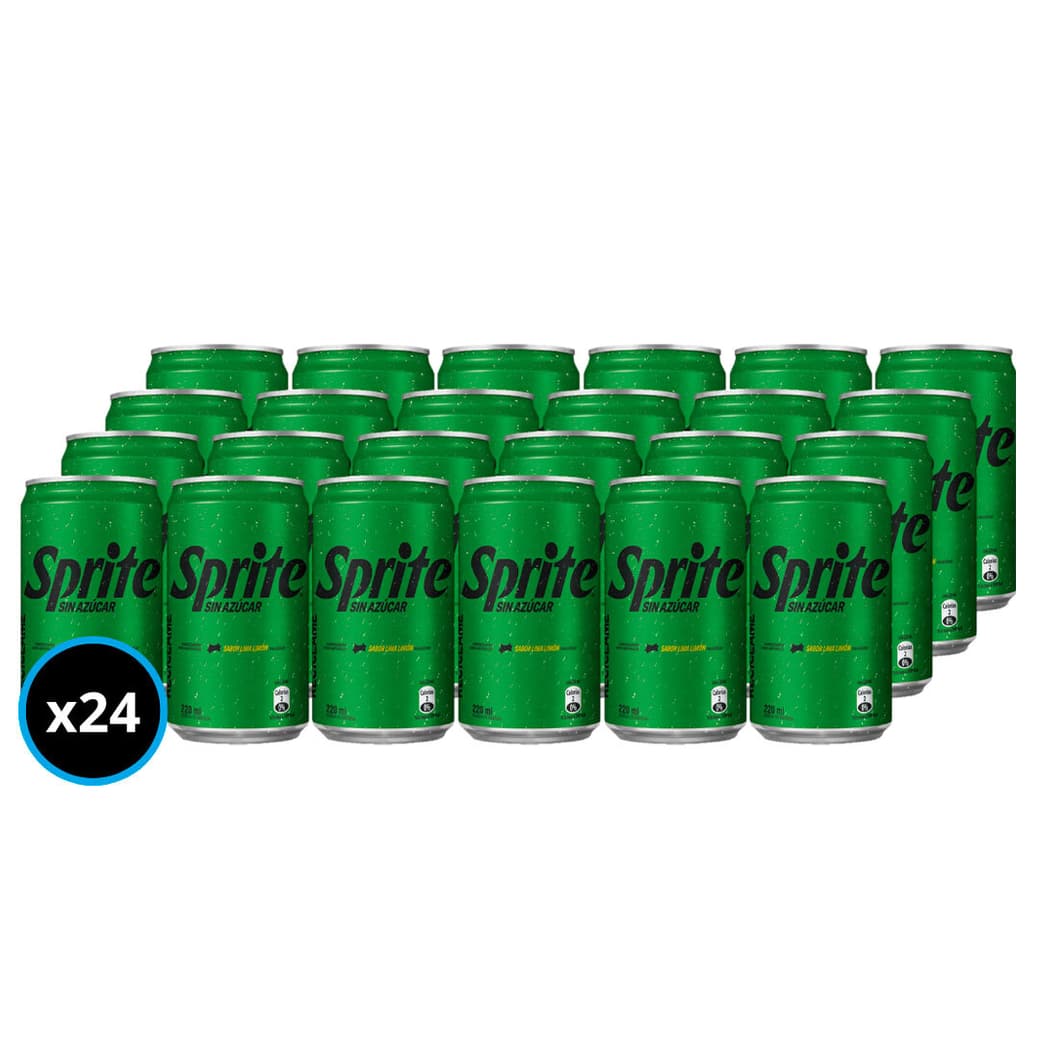 24x Bebida Sprite Sin Azúcar Lata 220cc_1