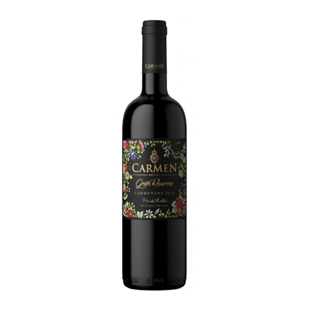 Vino Carmen Gran Reserva Frida Kahlo Carmenere 750cc _1