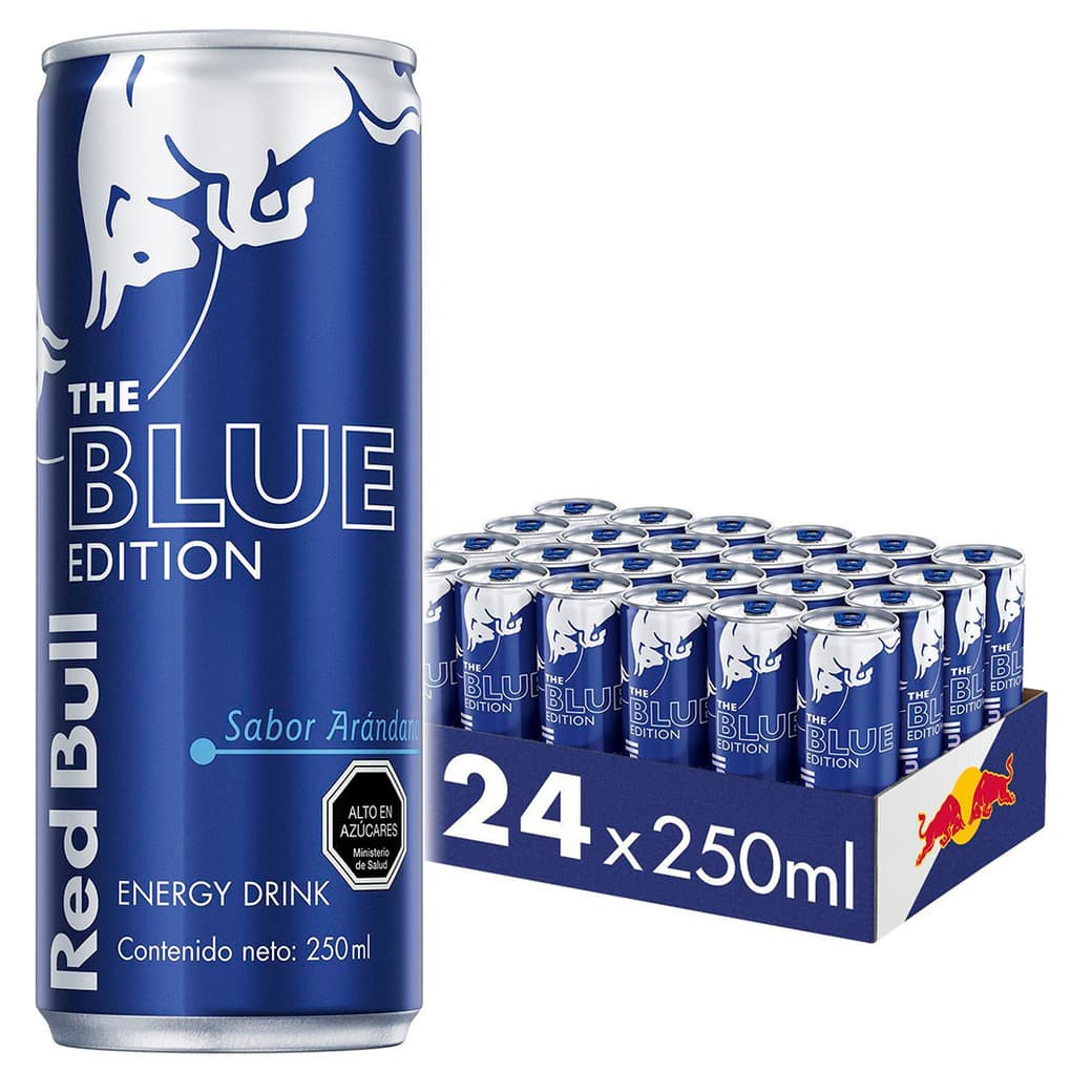 24x Bebida Energética Red Bull Blue Edition 250cc_1