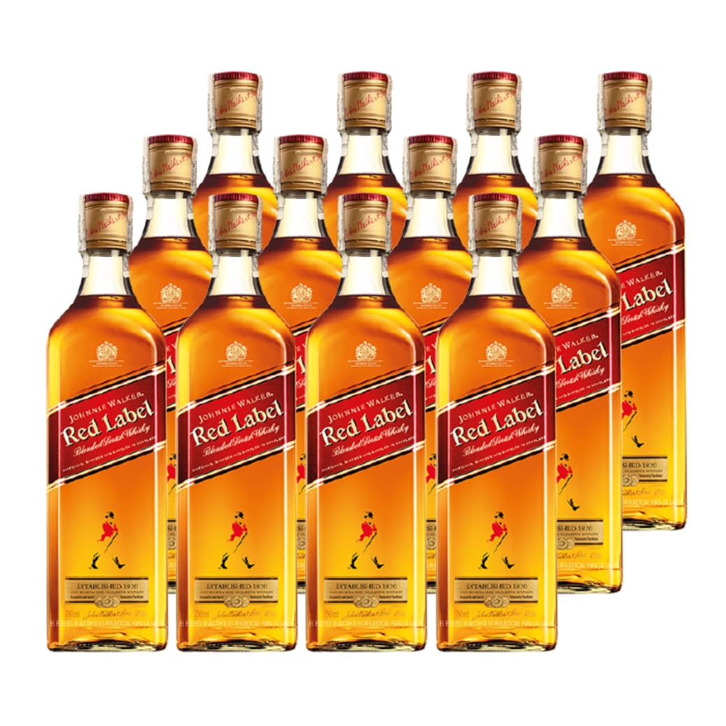 CAJA JW RED LABEL: 12x Whisky Johnnie Walker Red Label 750cc 40º alc._1