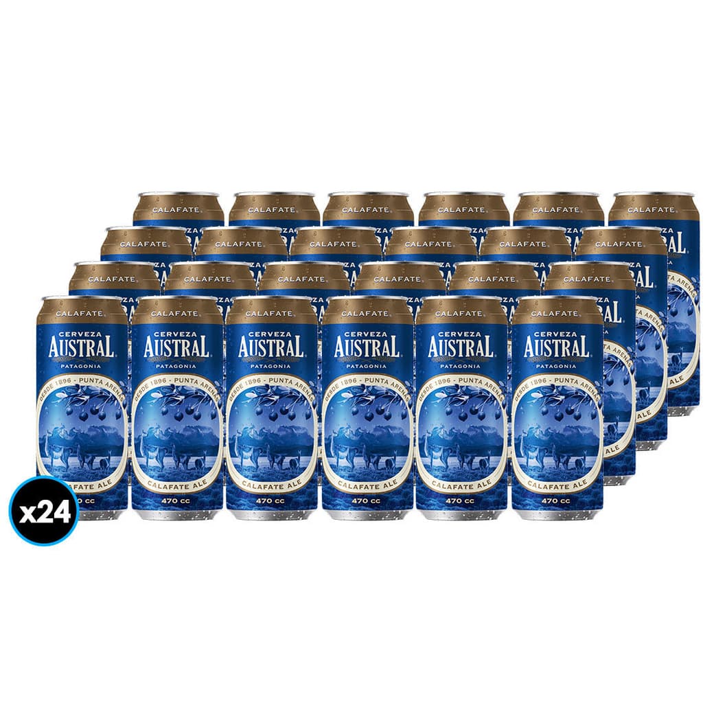 24x Cerveza Austral Calafate en Lata 470cc_1