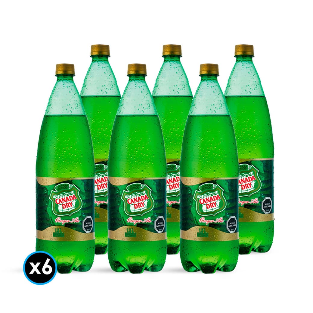 6x Bebida Canada Dry Ginger Ale 1.5 lts._1