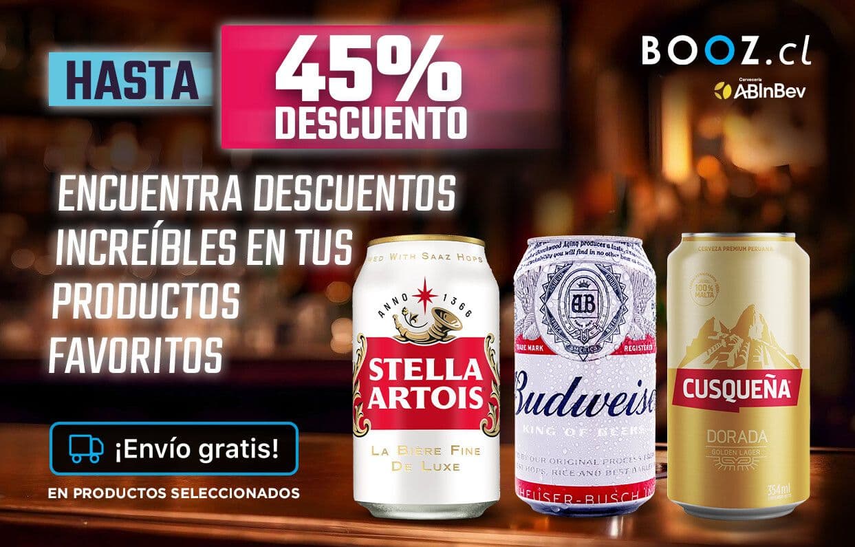 Free Shipping cervezas ABInBev