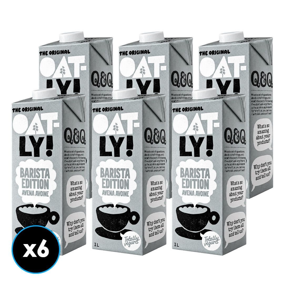 CAJA 6x Leche Vegetal De Avena Oatly Barista Edition 1 Lt_3