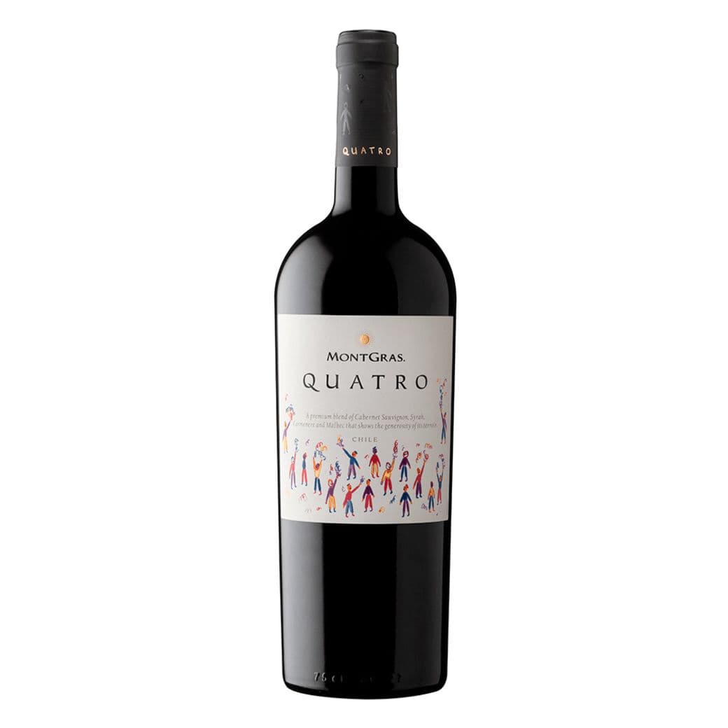 Vino Montgras Quatro Gran Reserva (CS-CA-MA-SY) 750cc_1