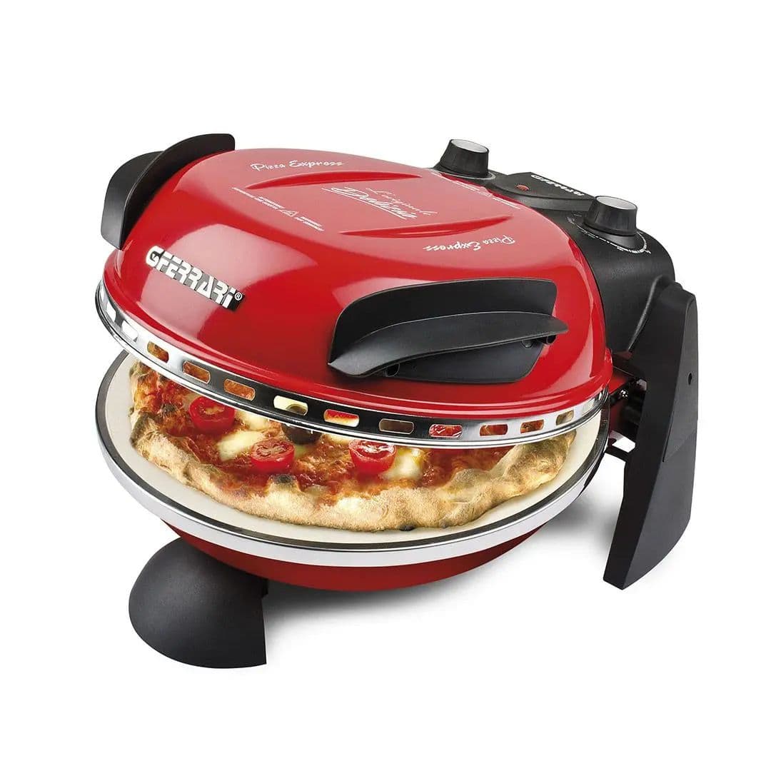 PACK FERRARI - WALDOS: 1x Horno Pizza Ferrari Delizia G3 Rosso + 5x Pizza Congelada Waldos Variedades _4