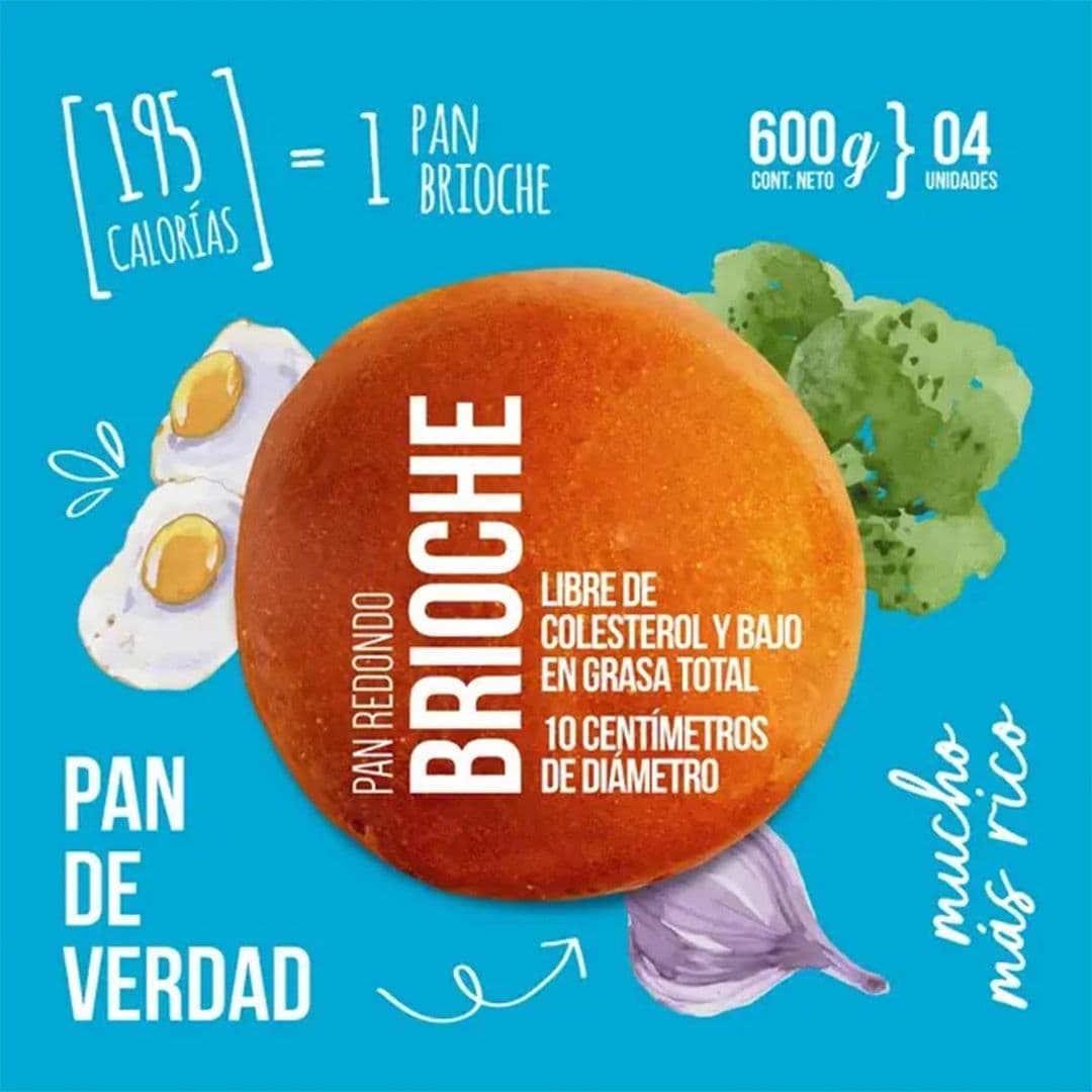 Pan Hamburguesa Brioche La Selecta, 8 Un_2