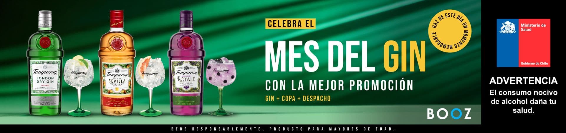 Campaña Despacho Gratis Tanqueray