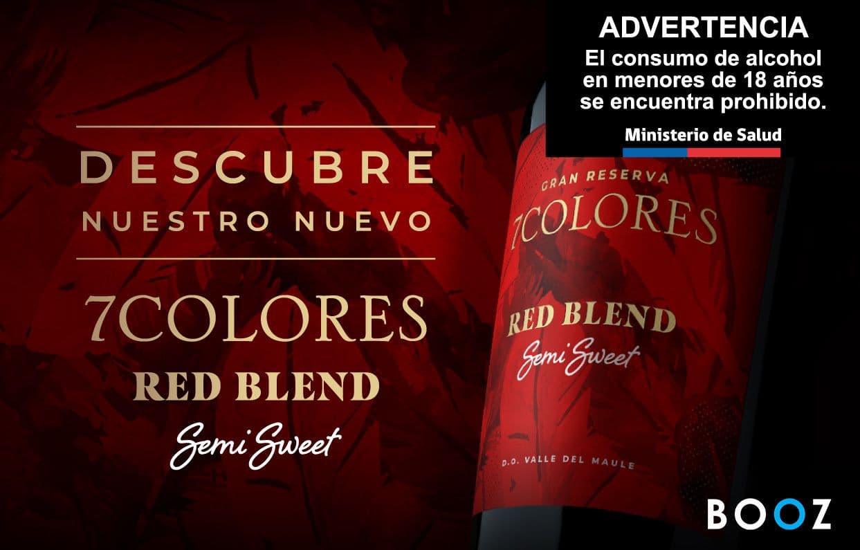 Campaña 7 colores red blend semi seet