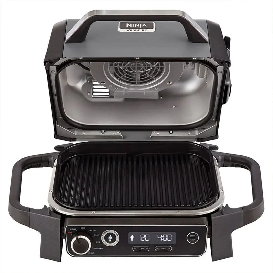 PACK NINJA - CURACARIBS: 1x Parrilla Eléctrica Ninja Con Ahumador Woodfire + 2x Curacaribs Baby Back Ribs Ahumadas con Salsa Barbecue 600 grs._4