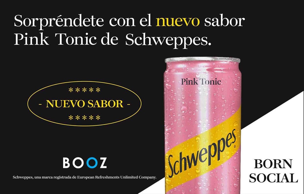 Lanzamiento Pink Scheweppes