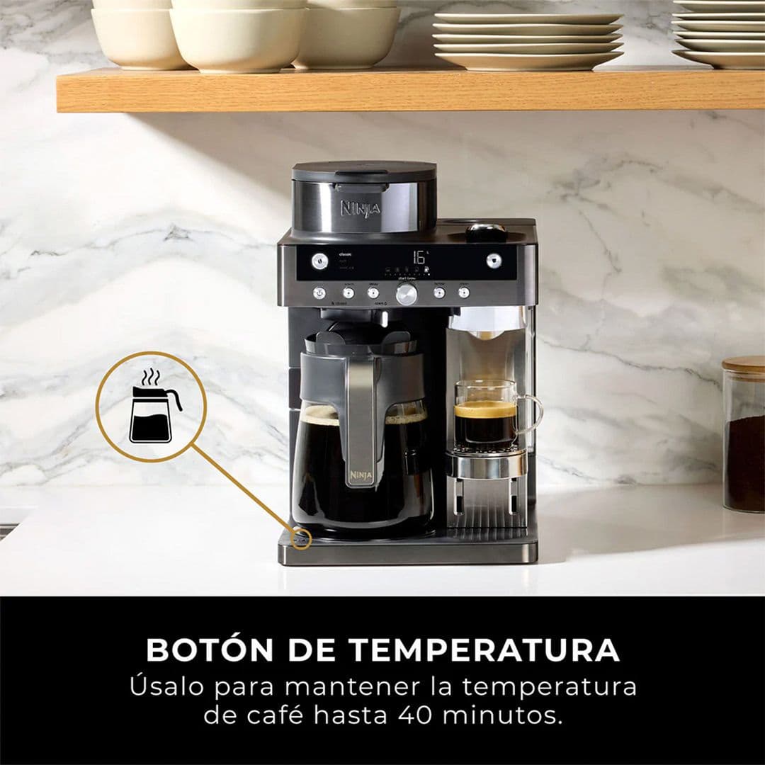 Cafetera 2 en 1 Prestige DualBrew con Espumador Integrado Ninja_6