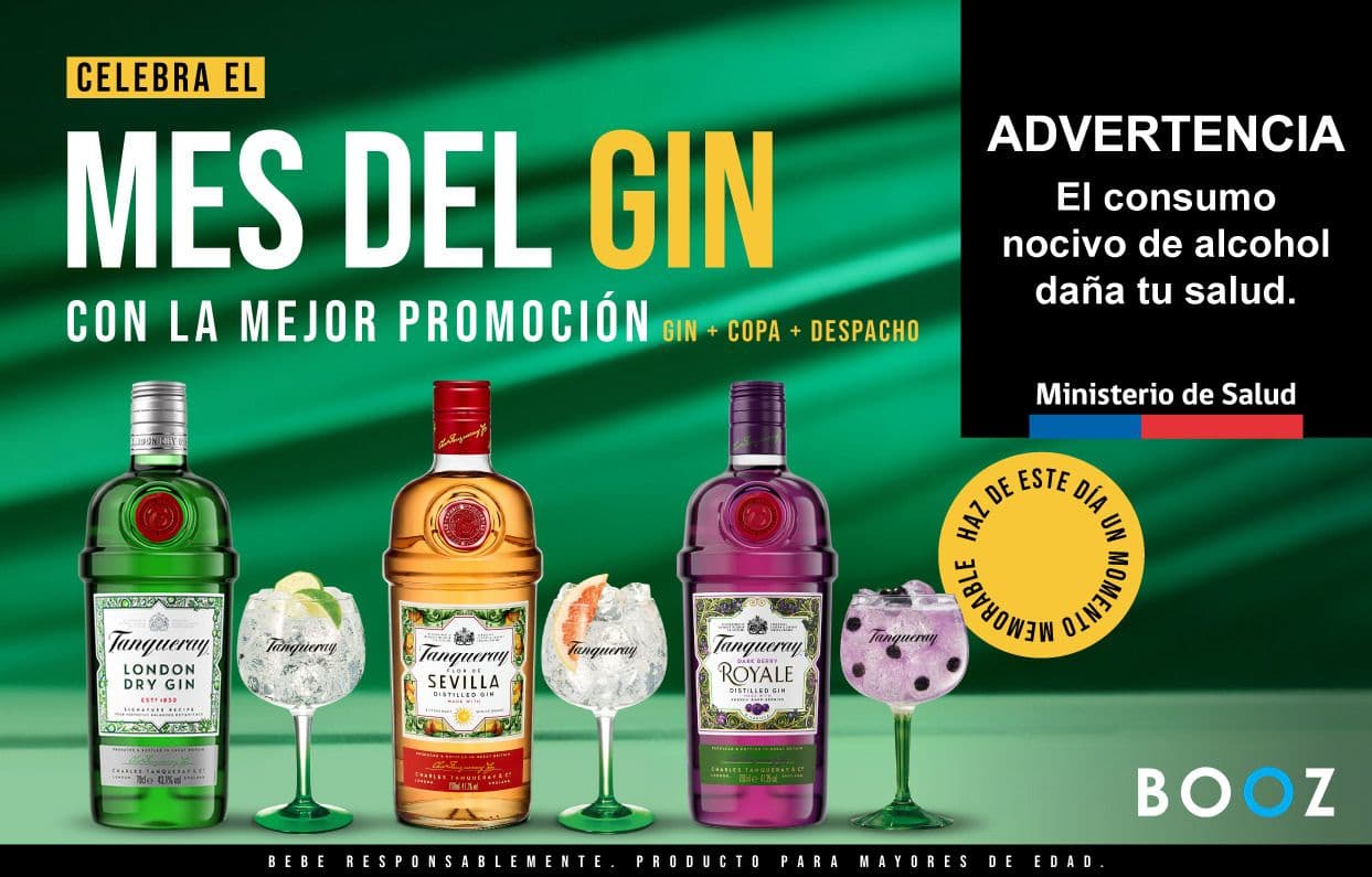 Campaña Despacho Gratis Tanqueray