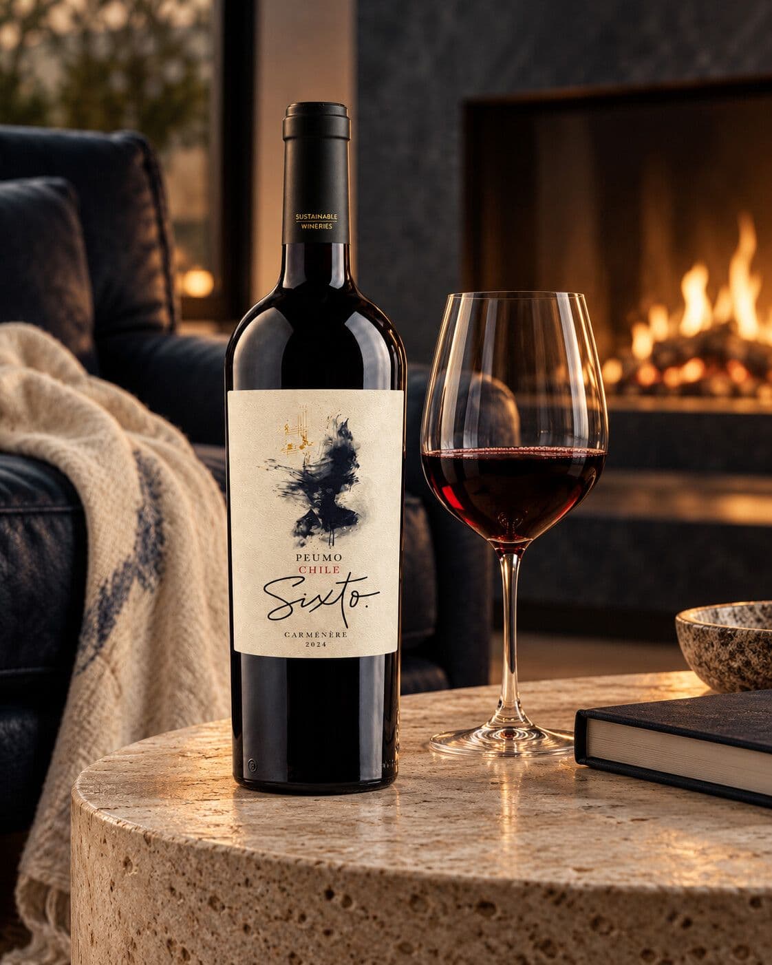 CAJA VINO SIXTO: 6x Vino Sixto Peumo Carmenere 750cc_4
