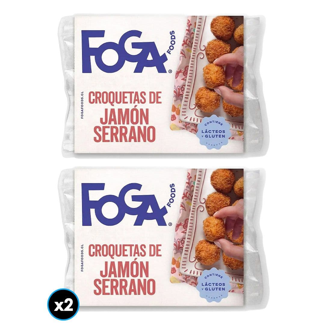 2x Croquetas de Jamón Serrano Foga Foods (12 unidades congeladas)_1