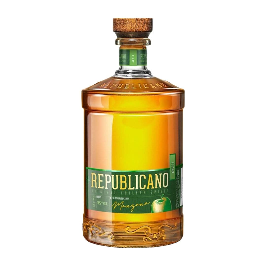 Pisco Republicano Apple 35° 750cc_1