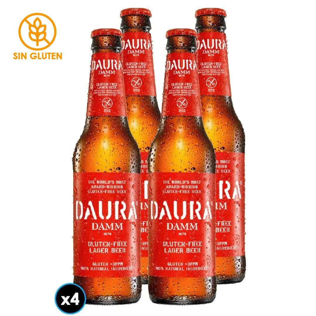 4x Cerveza Daura Gluten Free (Sin Gluten) en Botella 330cc_1