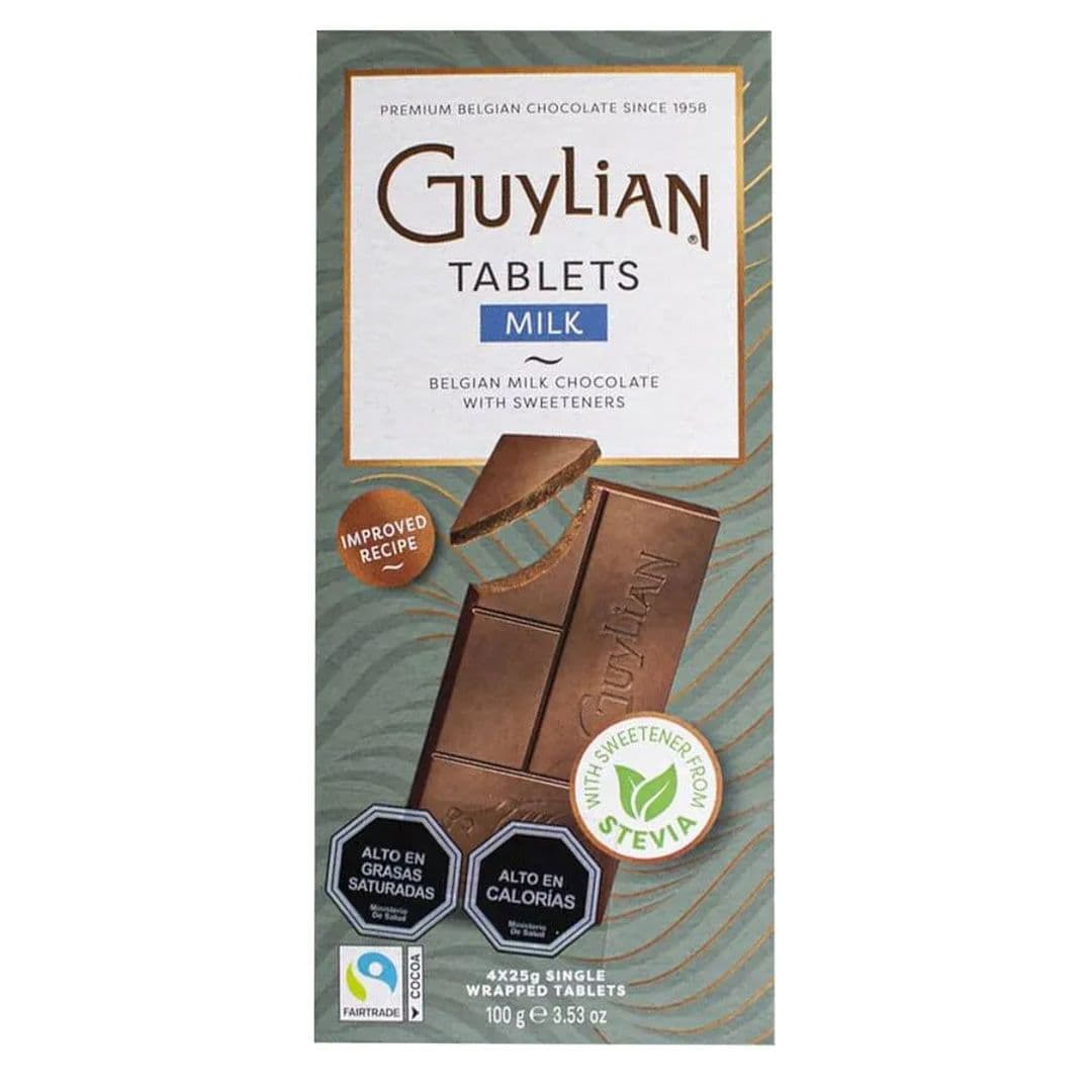 Chocolate de Leche Guylian Sin Azúcar 100 grs_1
