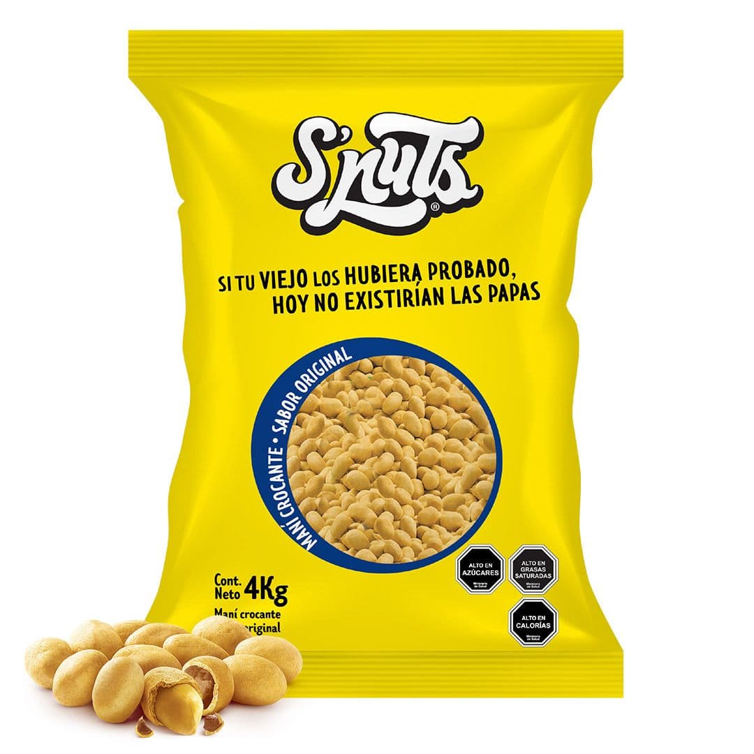 Mani Crocante Japonés S'Nuts Sabor Original 4kg_1