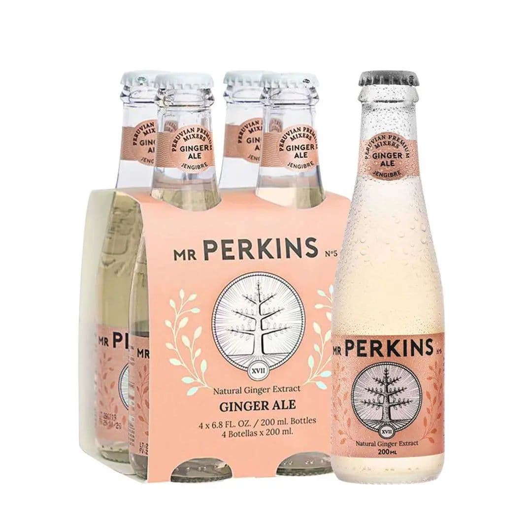 4x Bebida Mr Perkins Ginger Ale 200cc_1