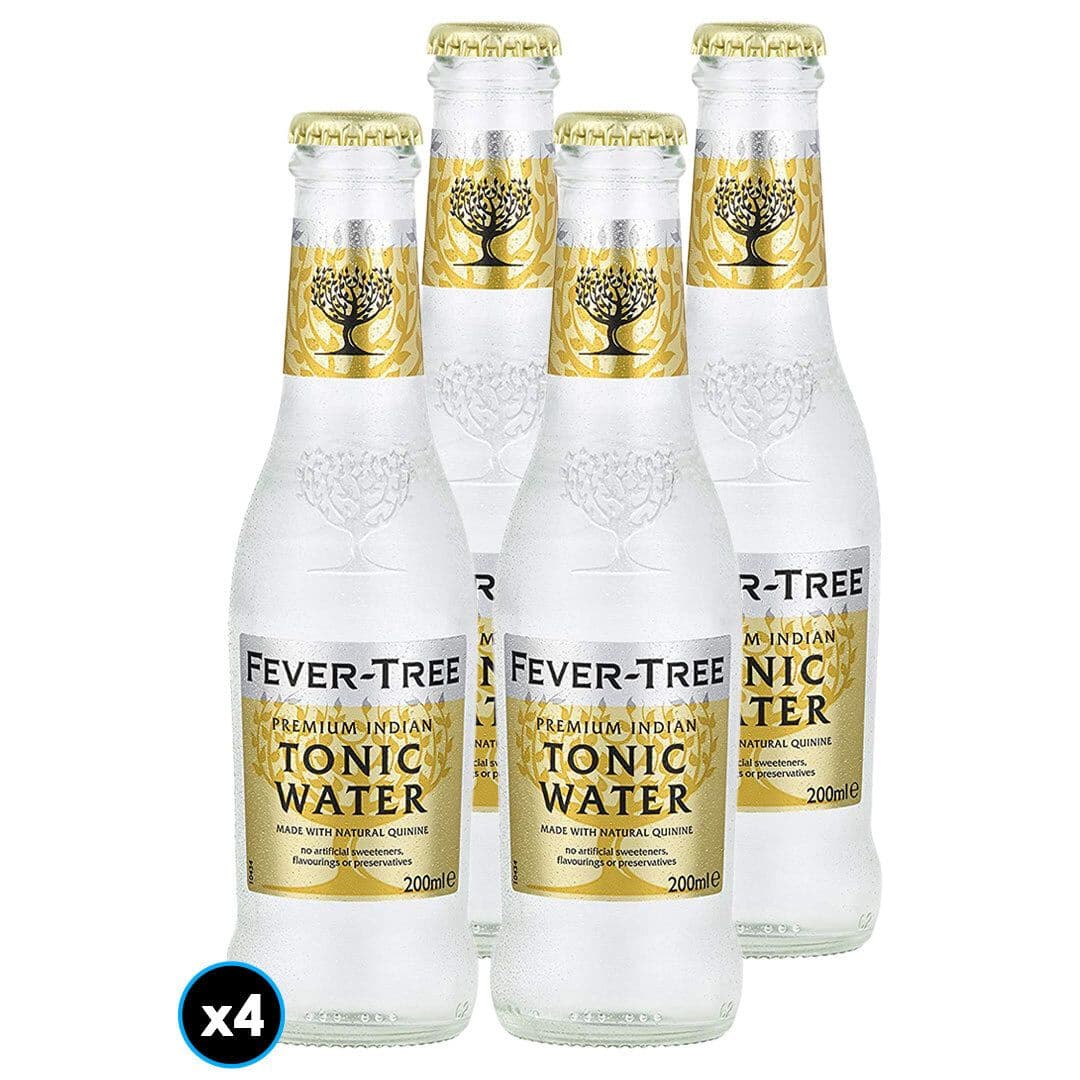 4x Agua Tónica Fever Tree Indian 200cc_1