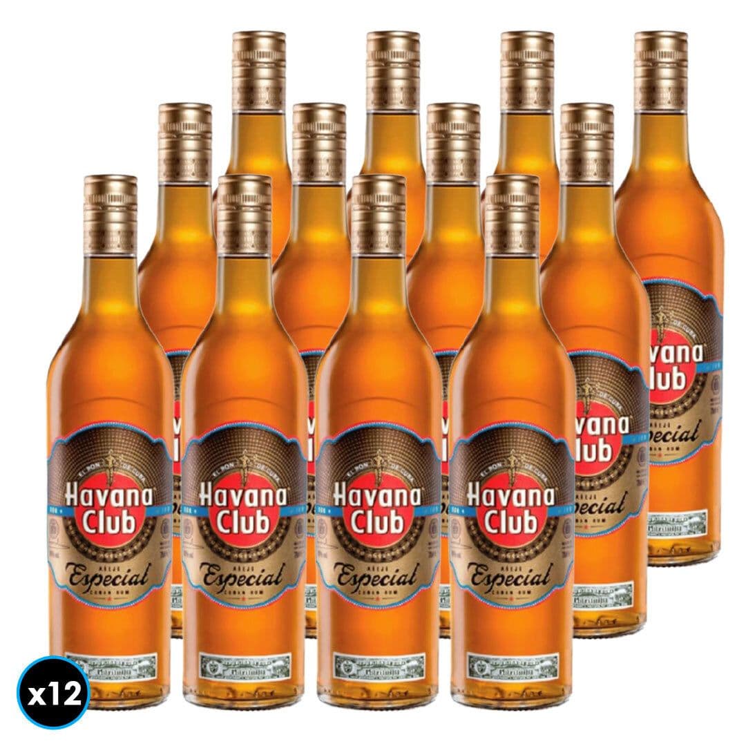 CAJA HAVANA CLUB ESPECIAL: 12x Ron Havana Club Especial 1 Litro 37,5°alc._1
