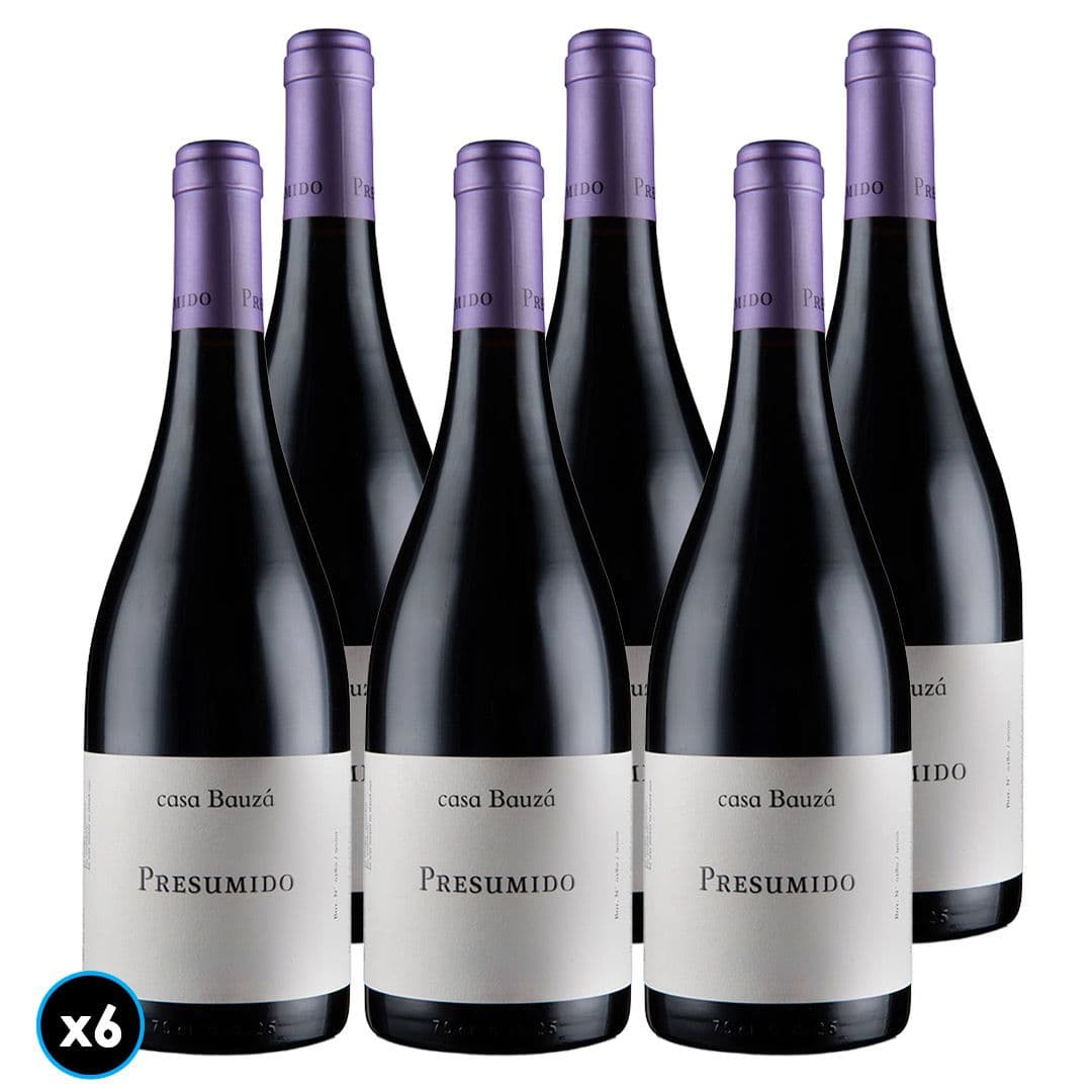 CAJA CASA BAUZÁ PRESUMIDO (Carmenere): 6x Vino Casa Bauzá Presumido Carmenere 750cc_1