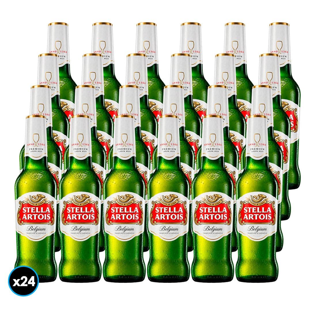 24x Cervezas Stella Artois en Botella 330cc_1