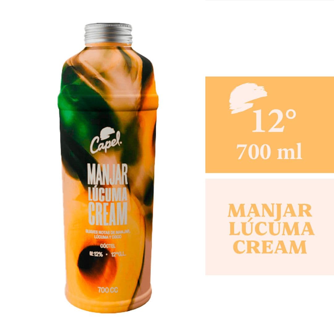 Cóctel Capel Lúcuma Manjar Cream 12° 700cc_1