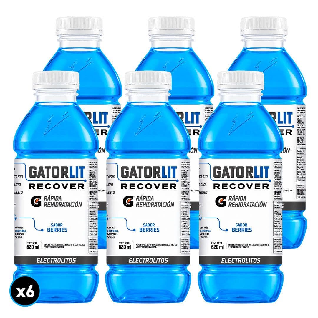 6x Bebida Isotónica Gatorlit Berries 620cc_1