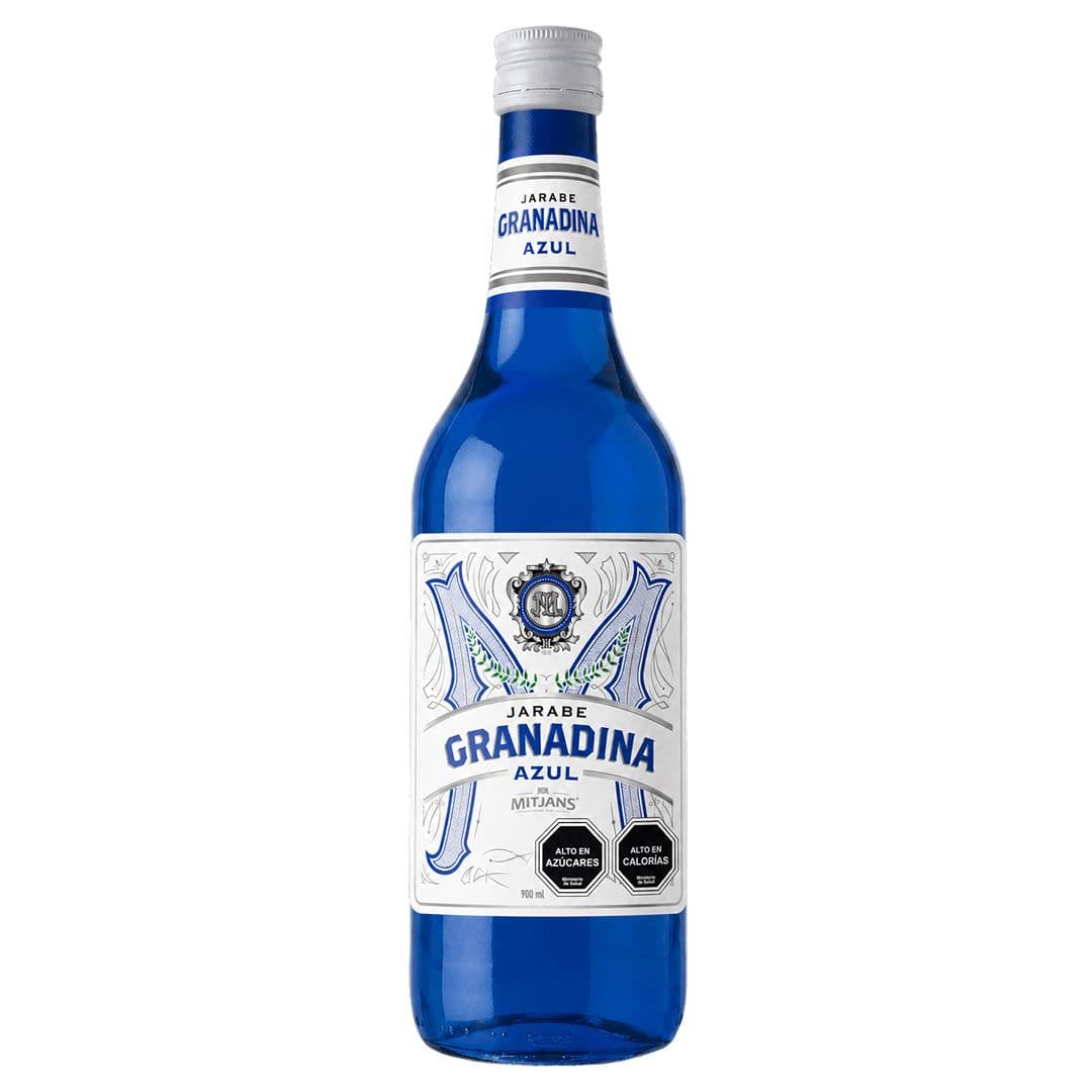 Jarabe Granadina Mitjans Azul 900cc_1