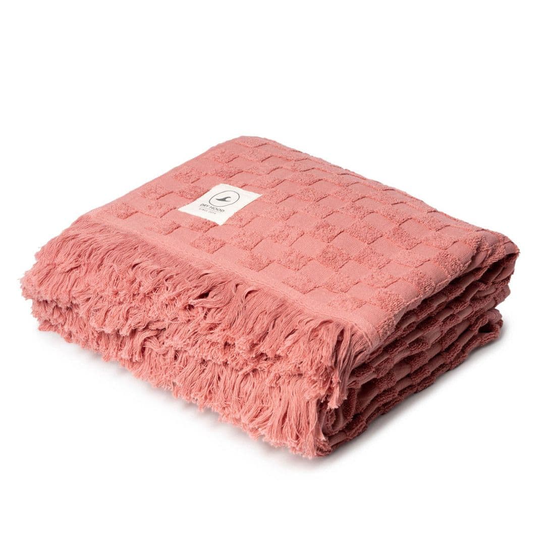 Toalla de Playa Doble Mallorca DryHood Roja_1