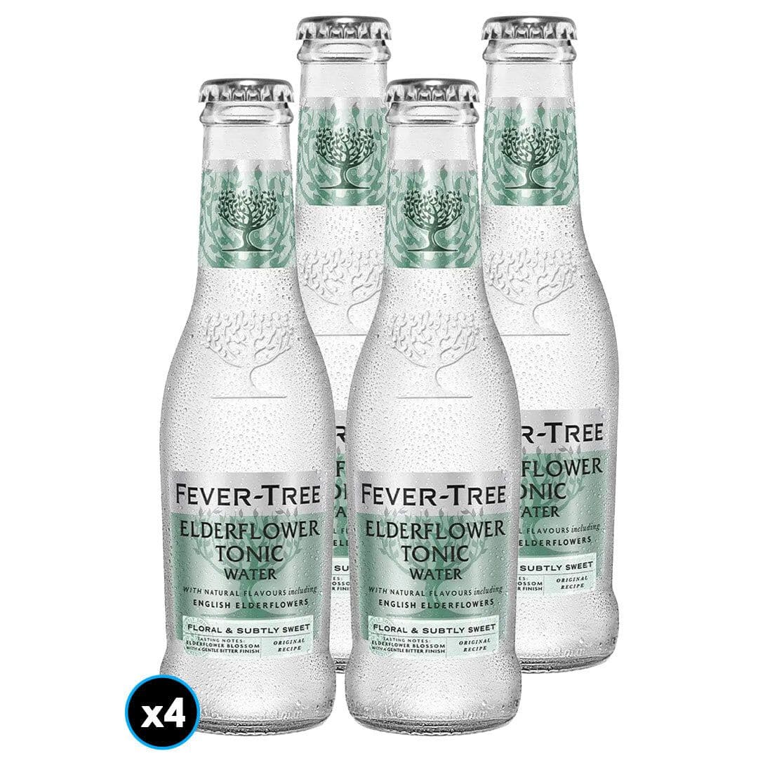 4x Agua Tónica Fever Tree Elderflower 200cc_1