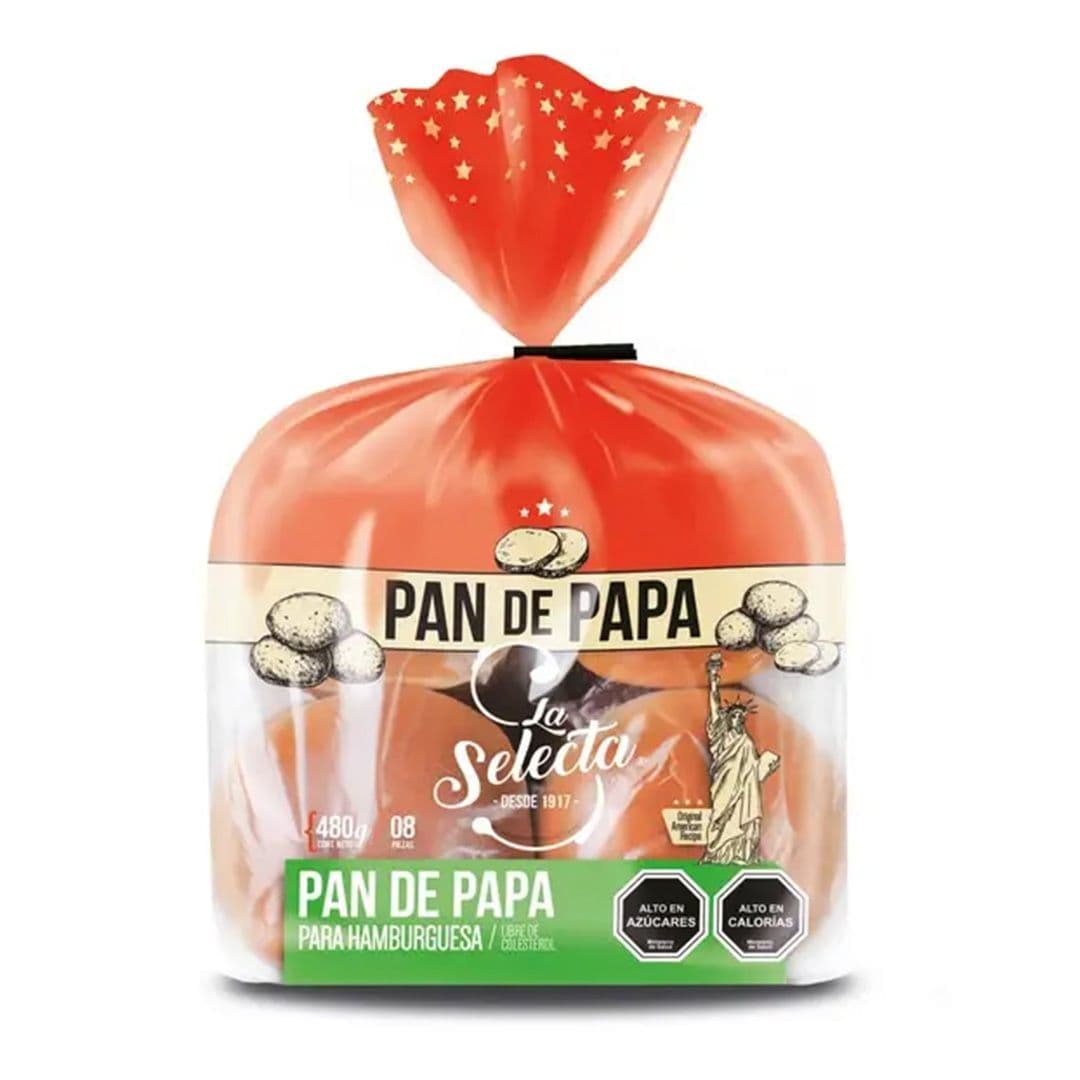 Pan Hamburguesa Papa La Selecta 8, Un_1