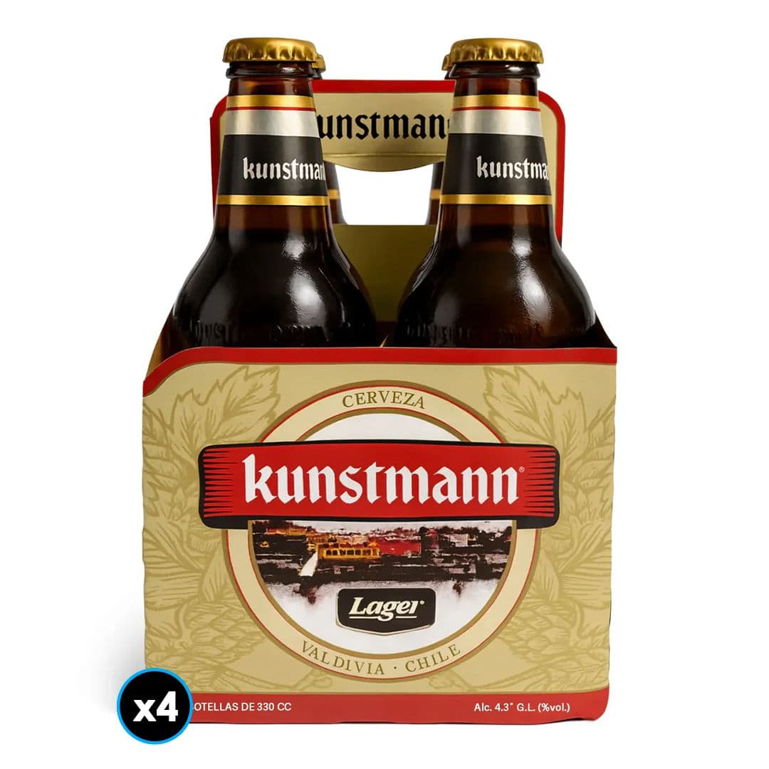 4x Cerveza Kunstmann Lager Botella 330cc_1