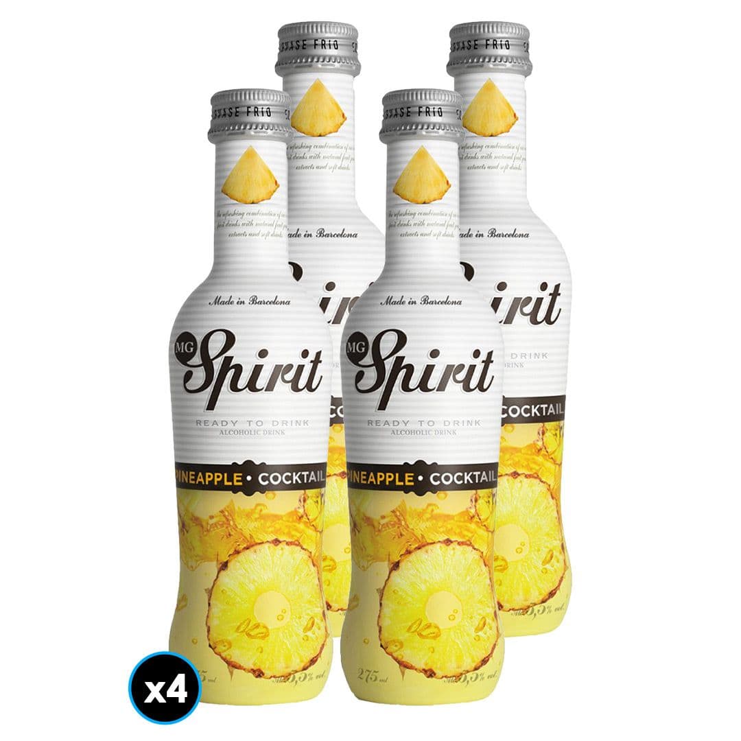 4x Vodka Spirit Pineapple 275cc 5.5°alc._1