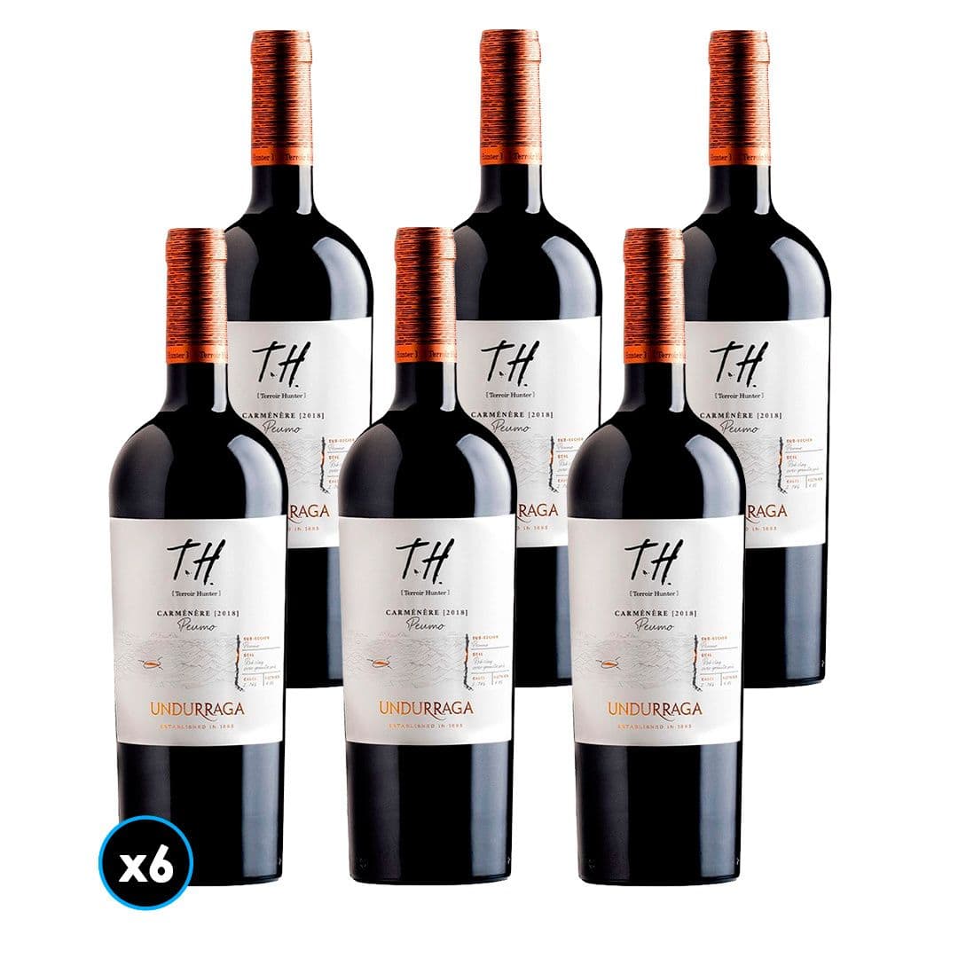 CAJA UNDURRAGA TH (Carmenere): 6x Vino Undurraga TH Peumo Carmenere 750cc_1