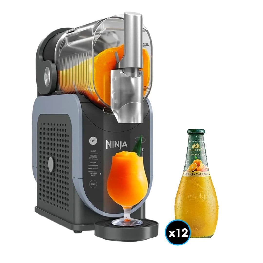 PACK SLUSHI - WATTS N°1: 1x Máquina de Bebidas Heladas Slushi Ninja + 12x Jugo Watts Seleccion Naranja Valenciana 1 Litro_1