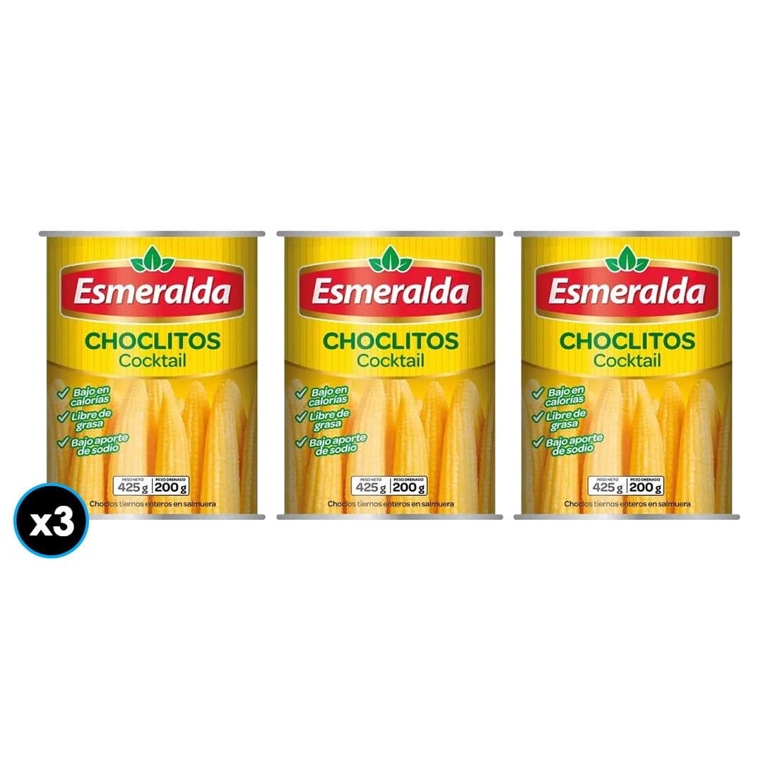 3x Choclitos Cocktail Esmeralda 425 grs._1