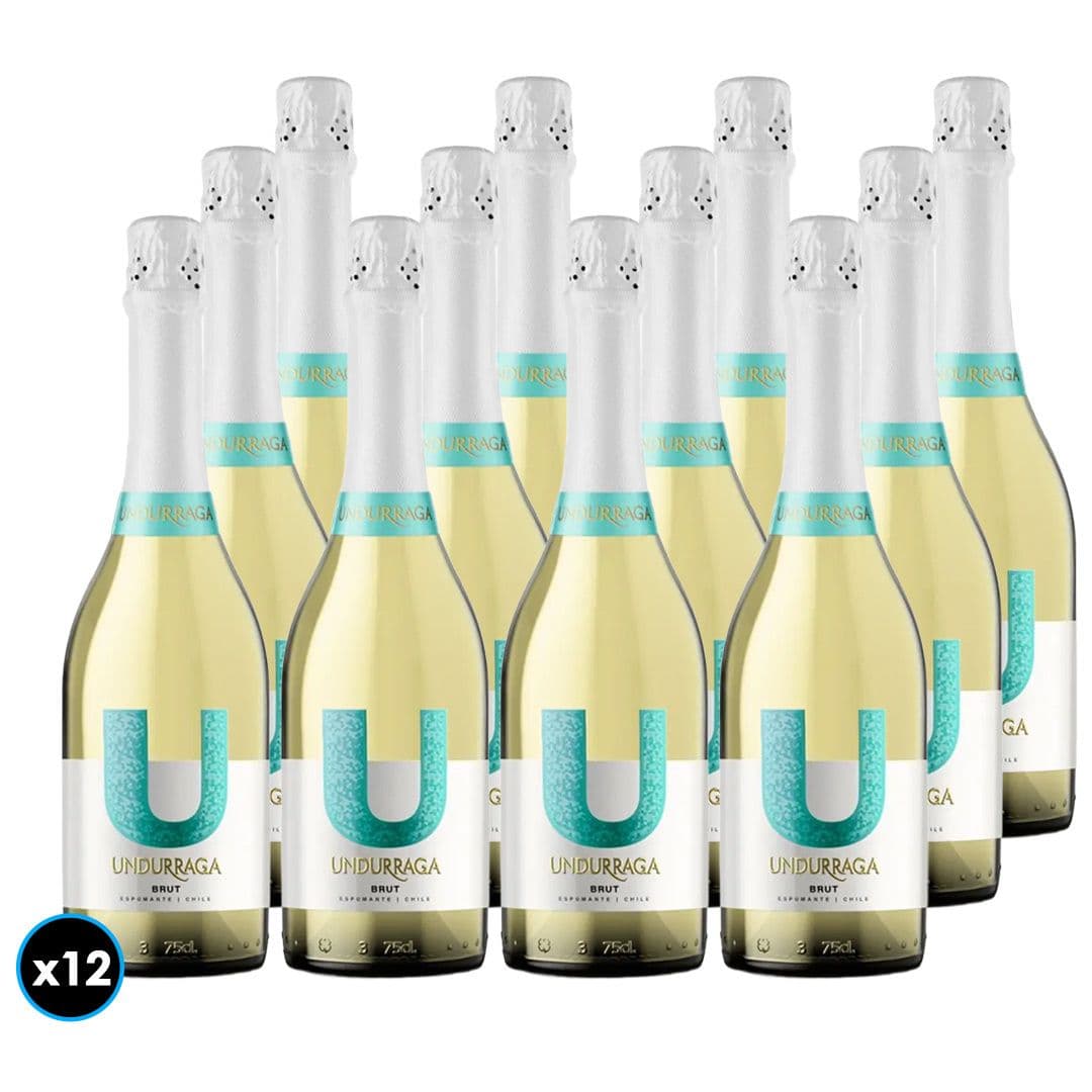 CAJA UNDURRAGA U BRUT: 12x Espumante Undurraga U Brut 750cc 12°alc._1