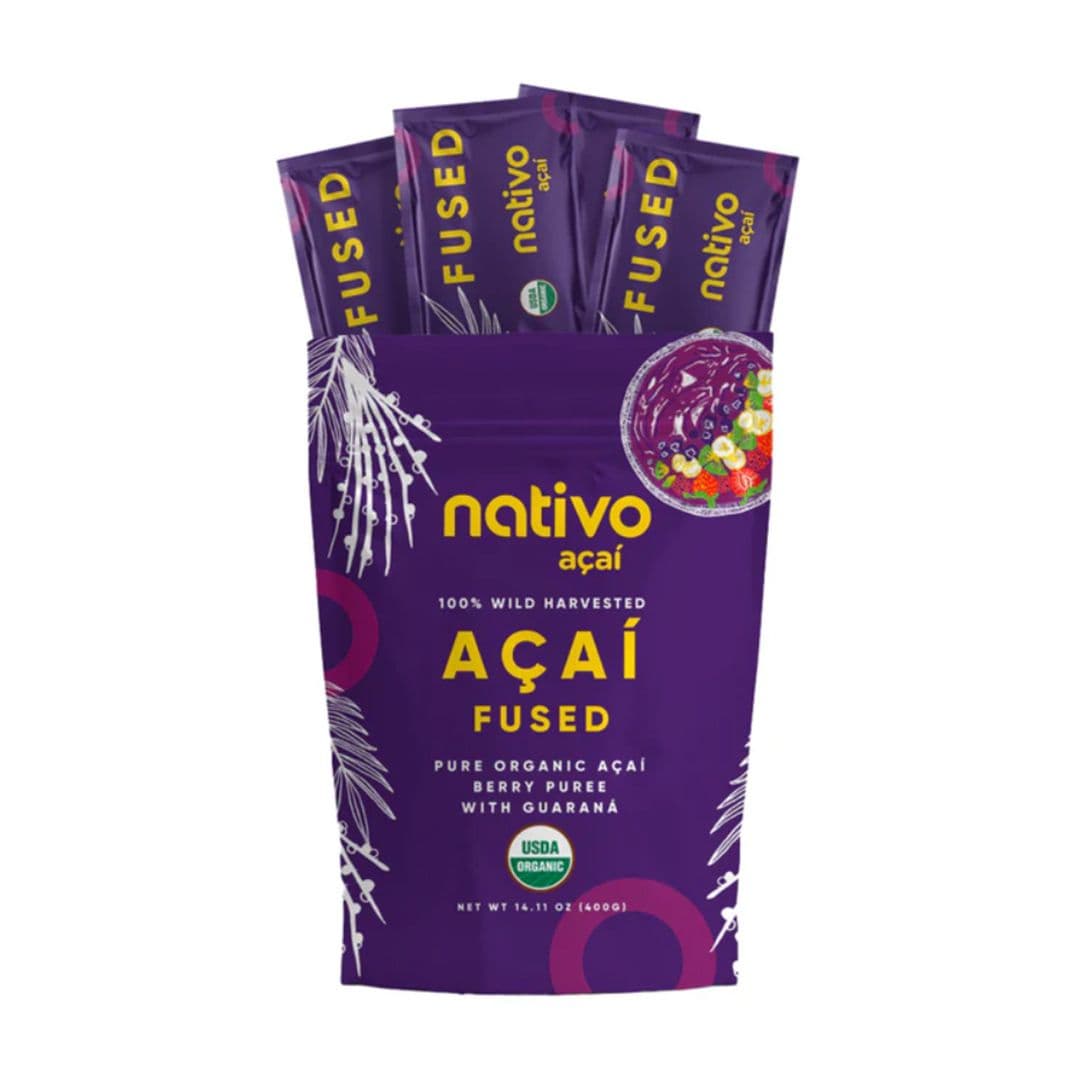 Pulpa de Acaí Nativo Orgánico Guaraná 400 g_1