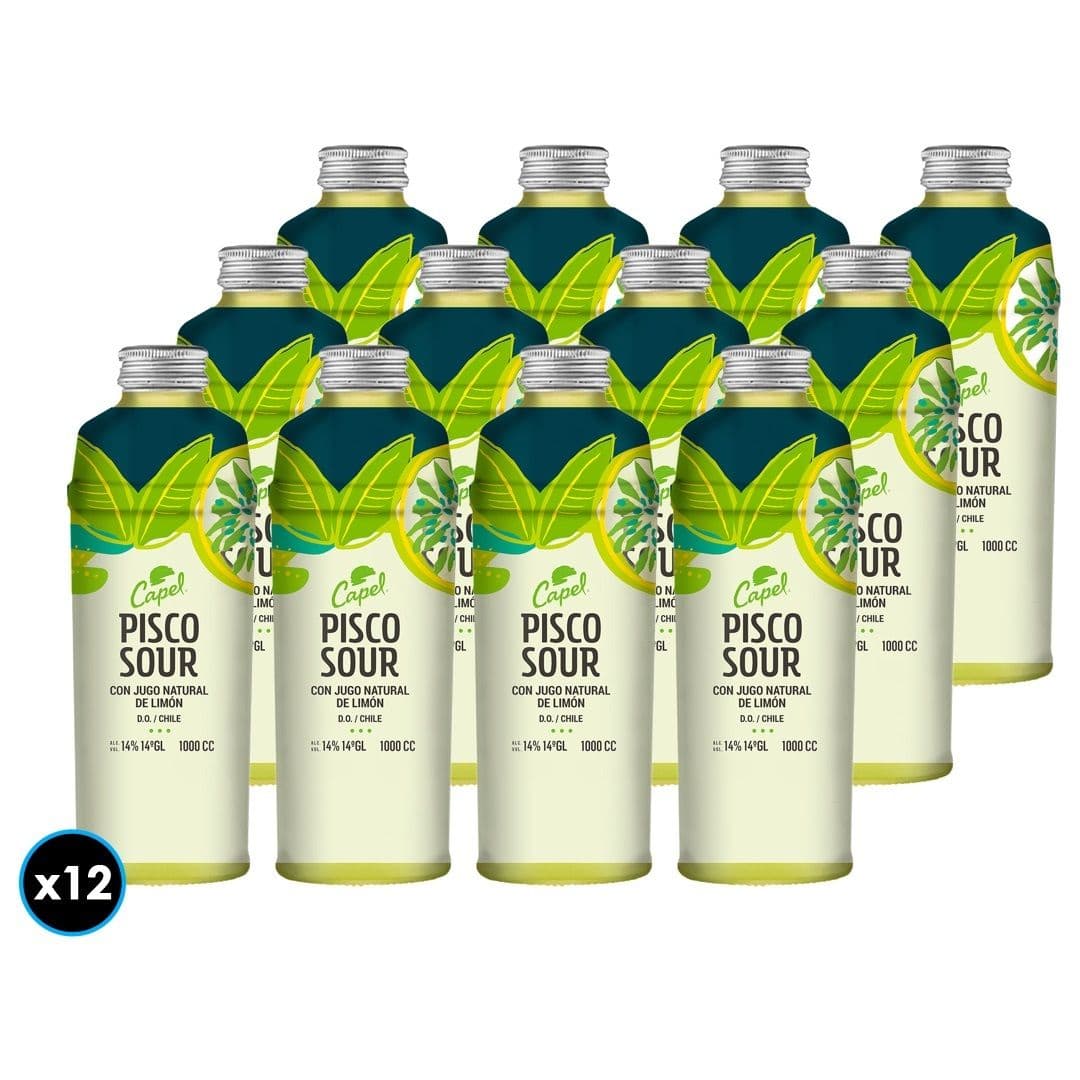 12x Pisco Sour Capel 1 Litro_1