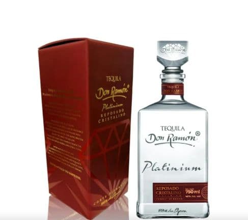 Tequila Don Ramón Platinium Reposado Cristalino 700cc 40°alc._1