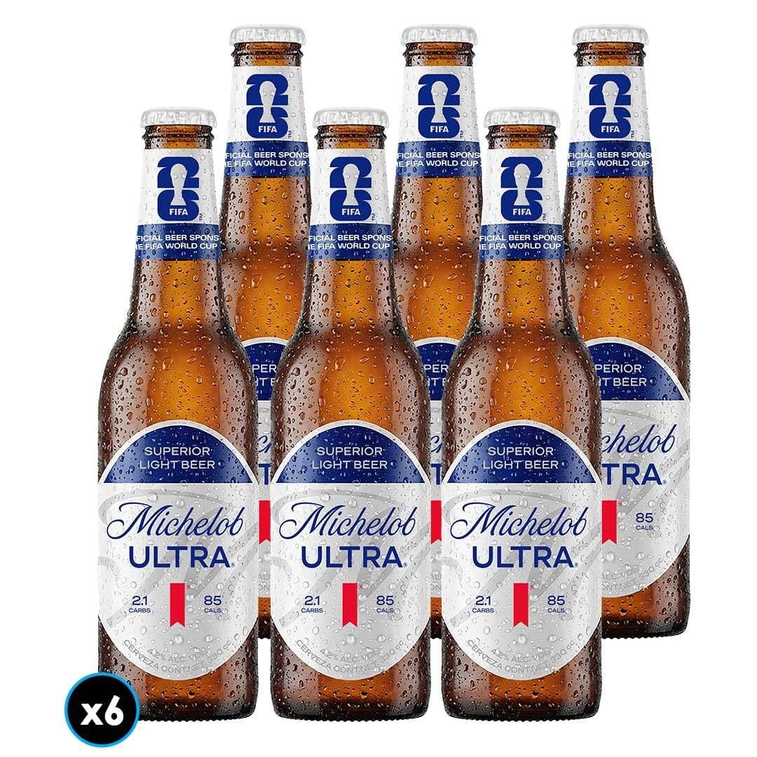 6x Cerveza Michelob Ultra en Botella 330cc_1