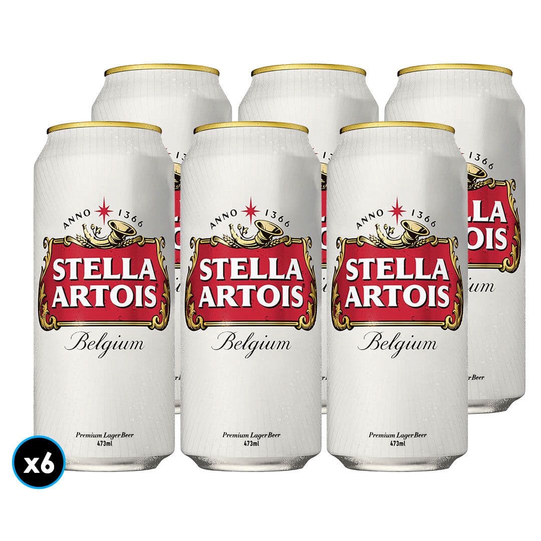 6x Cerveza Stella Artois en Lata 473cc_1