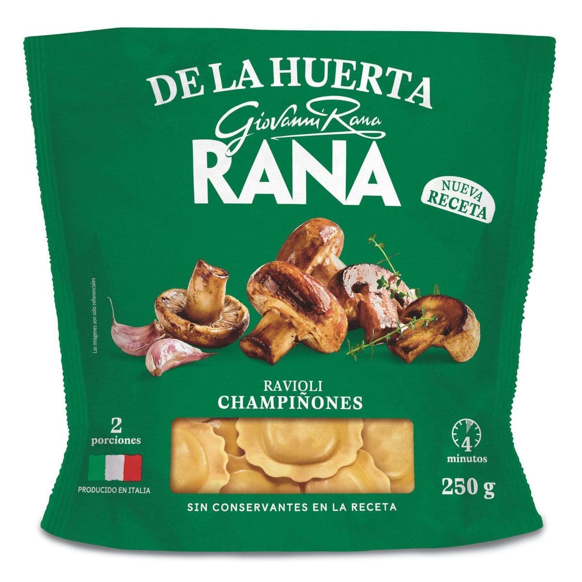 Pasta Ravioli Champiñones Rana 250 grs._1
